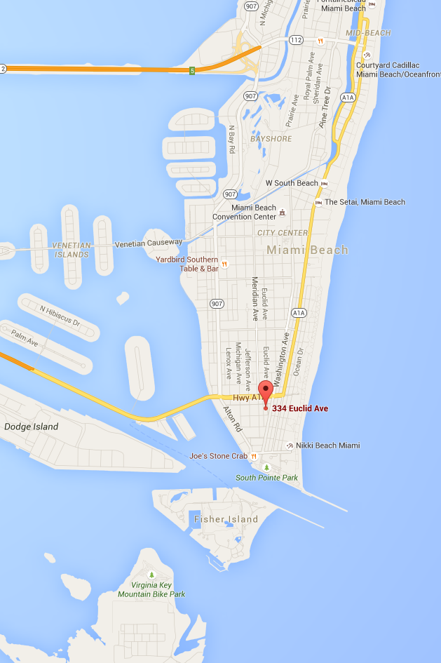 South Beach Map